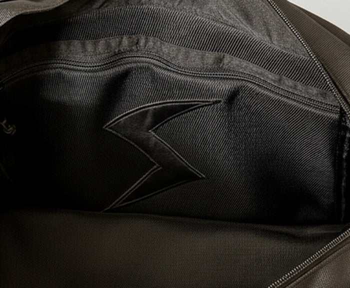 Stacy Couture Trapezoid Leather Messenger Bag