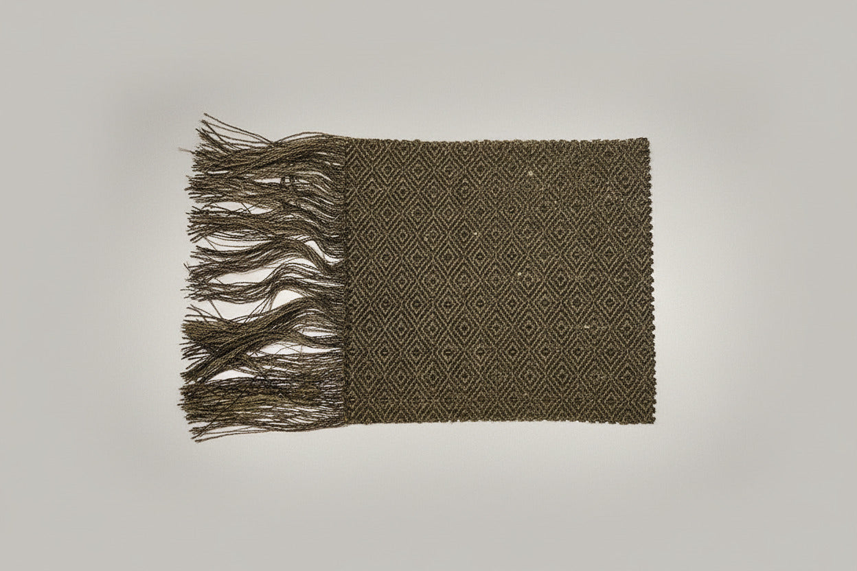 Stacy Menswear Couture Diamond Tweed Pleated Windsor Pants