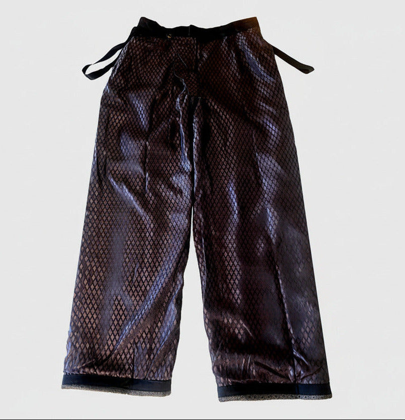 Stacy Menswear Couture Diamond Dodger Luxury Tailored 3-Piece Tweed Suit