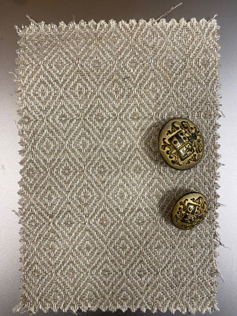 Stacy Menswear Couture Diamond Tweed Pleated Windsor Pants